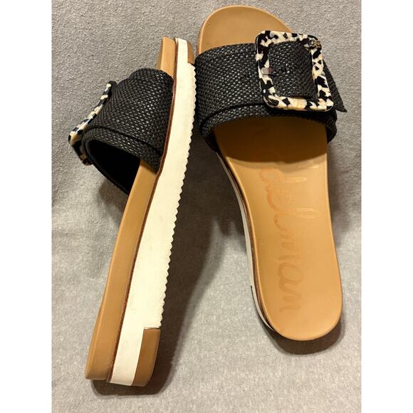 Sam Edelman Ariane Size 9 Women’s Platform Slide Sandals EUC - Picture 2 of 9